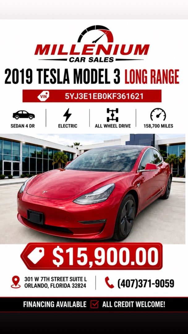 tesla model 3 2019 5YJ3E1EB0KF361621 image tesla model 3 2019 5YJ3E1EB0KF361621 image